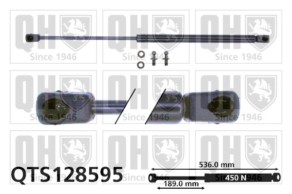 QUINTON HAZELL Газовая пружина, крышка багажник QTS128595